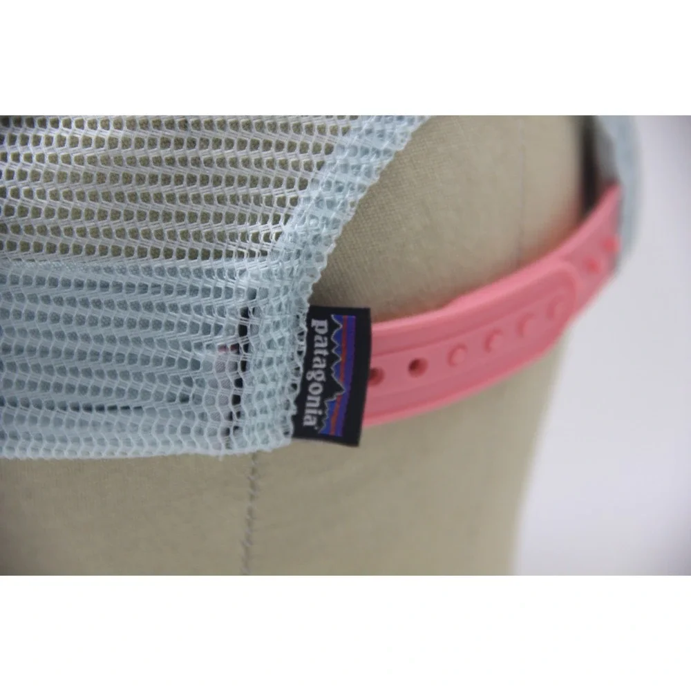 Patagonia Trucker Hat Women One Size OSFM Pink Mesh Snapback Logo Cap GOPCORE